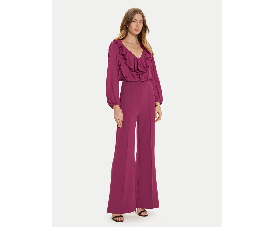 obrazek 1 Rinascimento Kombinezon CFC0019709002 Bordowy Regular Fit