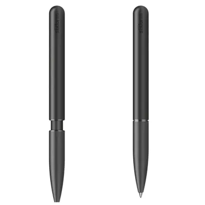 Zdjęcie Czarny długopis aluminiowy z mechanizmem magnetycznym idealny na upominek