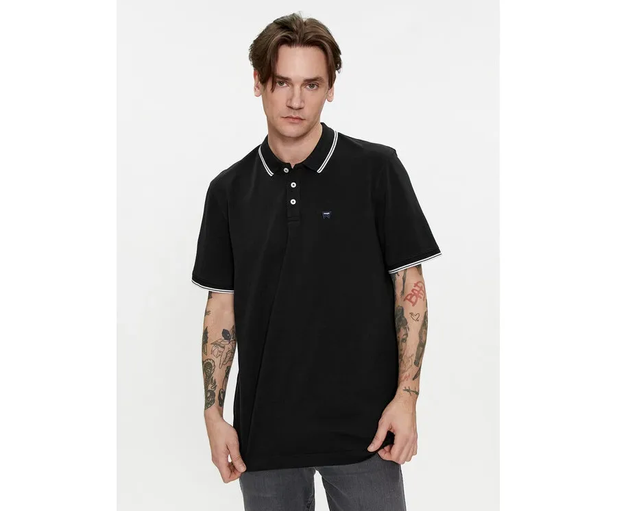 obrazek 1 Wrangler Polo 112350404 Czarny Regular Fit