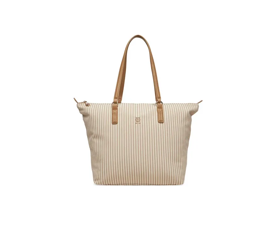 obrazek 1 Tommy Hilfiger Torebka Poppy Summer Tote AW0AW17203 Beżowy