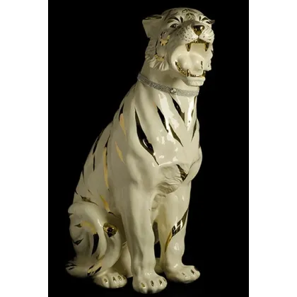 Picture A beautiful ceramic tiger