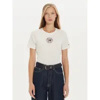 Zdjęcie Tommy Hilfiger T-Shirt Nautical Graphic WW0WW43652 Biały Slim Fit