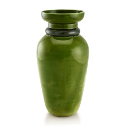 Picture Ceramic vase with a double ring – Ahura