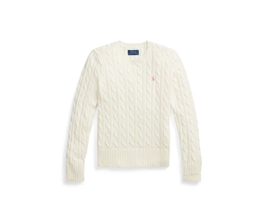 obrazek 1 Polo Ralph Lauren Sweter 313901316011 Écru Regular Fit