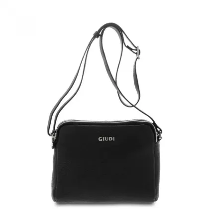 Zdjęcie Elegancka czarna torebka na ramię - Giudi