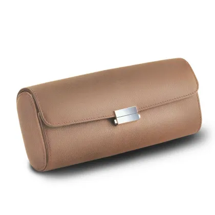 Zdjęcie Oryginalne etui podróżne na zegarki ze skóry cielęcej