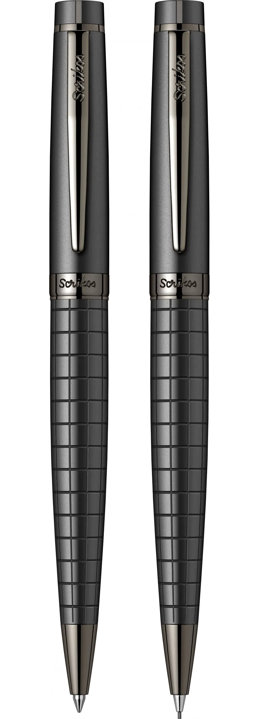 obrazek 2 Zestaw Długopis - Ołówek Mechaniczny 0.7mm Honor 38 Czarny Mat