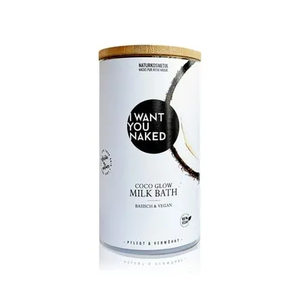 Zdjęcie I WANT YOU NAKED Kokosnuss & Vitamin E Kokos-Milchbad Dodatek do kąpieli 400 g