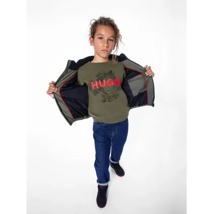 Zdjęcie Hugo Bluza G25150 S Khaki Regular Fit HUGO