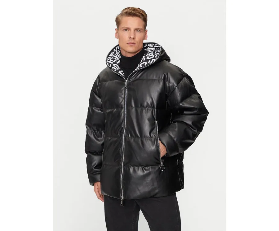 obrazek 1 Versace Jeans Couture Kurtka puchowa 77GAU421 Czarny Loose Fit