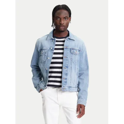 Zdjęcie Tommy Jeans Kurtka jeansowa Ryan DM0DM21916 Niebieski Regular Fit