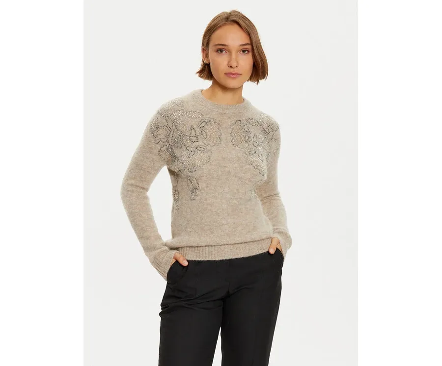 obrazek 1 Marciano Guess Sweter 4BGR44 5786Z Brązowy Regular Fit