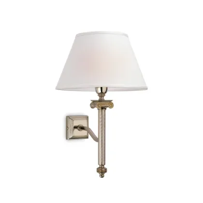 Zdjęcie Elegancka lampa ścienna z abażurem - ARROW