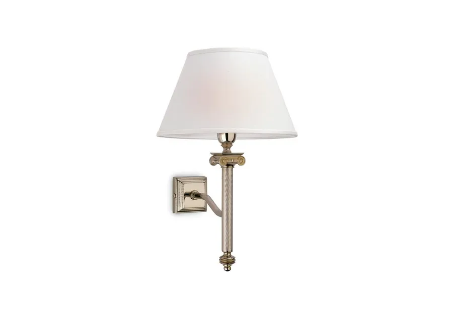 obrazek 1 Elegancka lampa ścienna z abażurem - ARROW