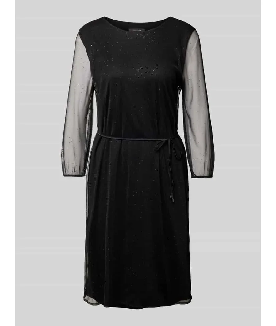 obrazek 1 Sukienka o długości do kolan z obszyciem kamieniami stras