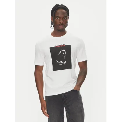 Zdjęcie HUGO T-Shirt Dobero 50542734 Biały Regular Fit