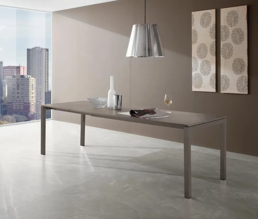 obrazek 1 Duży rozkładany stół salonowy L. 160+45+45 P. 90 H. 75 cm – Zamagna Italia