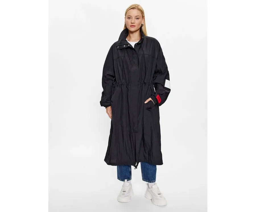 obrazek 1 Hugo Kurtka przejściowa Felicia-1 50495052 Czarny Relaxed Fit HUGO