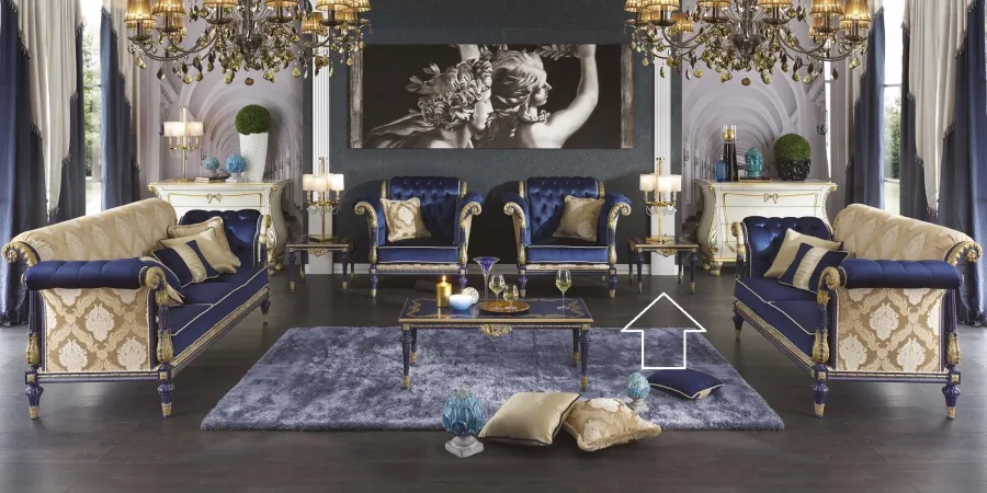 obrazek 1 Piękny antyczny mały stolik do salonu - Morello Gianpaolo