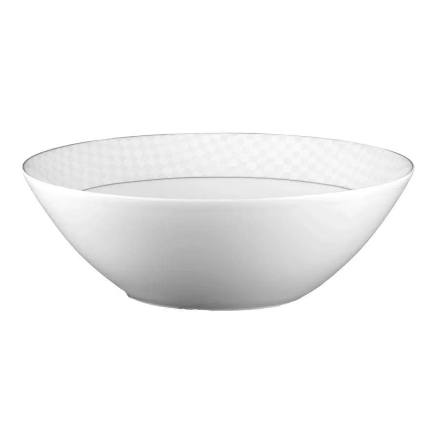 obrazek 1 Ekskluzywna porcelanowa okrągła miska 23 cm ze zdobieniem w szachownicę - Seltmann Weiden
