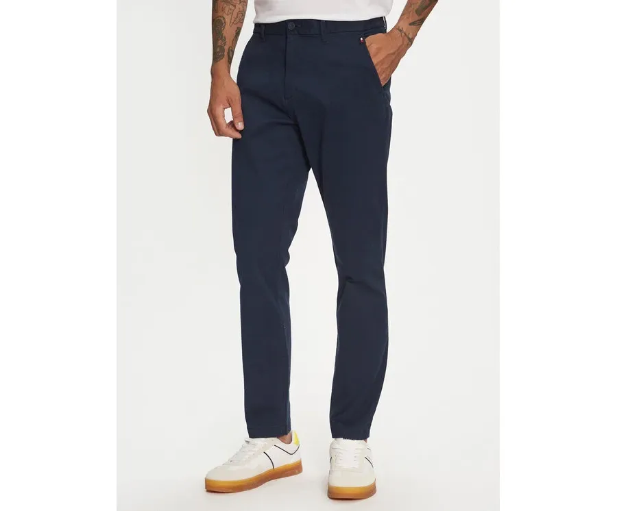 obrazek 1 Tommy Jeans Chinosy Austin DM0DM20445 Granatowy Slim Fit