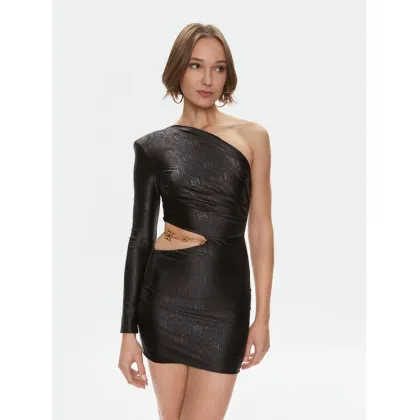 Zdjęcie Elisabetta Franchi Sukienka koktajlowa AB-436-37E2-V450 Czarny Slim Fit