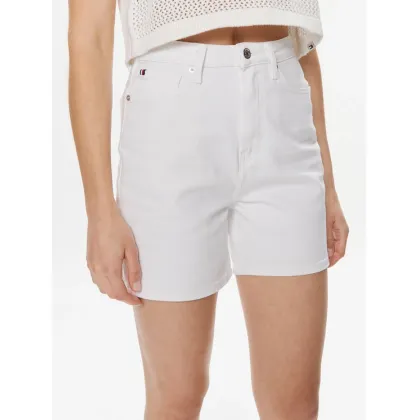 Zdjęcie Tommy Hilfiger Szorty jeansowe WW0WW41321 Biały Regular Fit