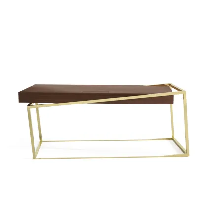 Picture Portuguese desk with a walnut wood top