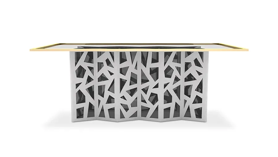 picture 3 A luxurious dining table with artistry
