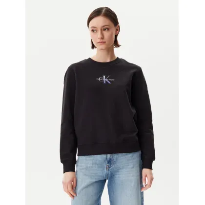 Zdjęcie Calvin Klein Jeans Bluza Gradient Monologo J20J225360 Czarny Regular Fit