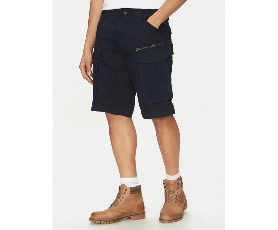 obrazek 1 G-Star Raw Szorty materiałowe Rovic Zip D08566-5126 990 Czarny Relaxed Fit