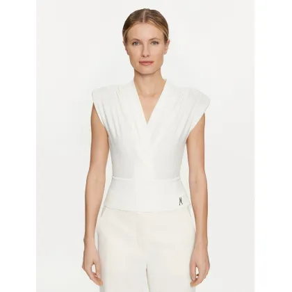 Zdjęcie Marciano Guess Bluzka 4GGP04 6230Z Écru Slim Fit