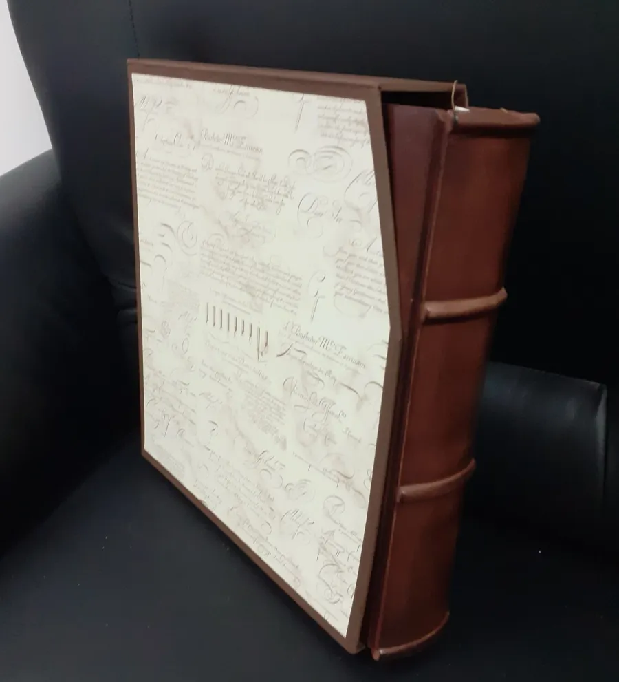 picture 5  Hand crafted photo album leather-paper 061-antico