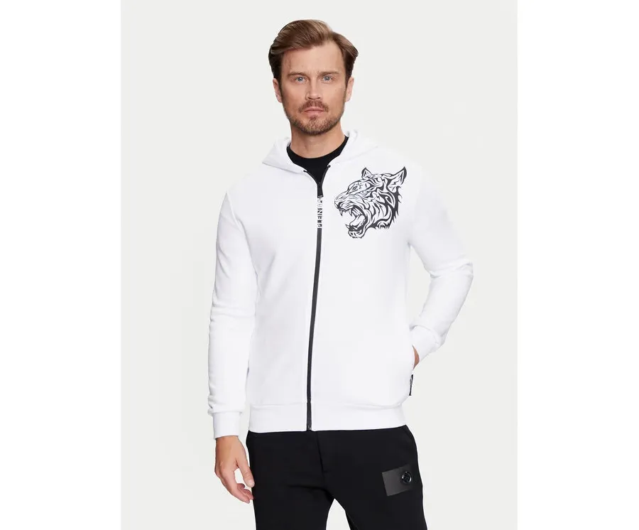 obrazek 1 Plein Sport Bluza FADC MJB3407 STE003N Biały Regular Fit