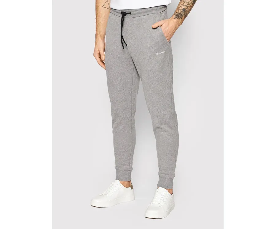obrazek 1 Calvin Klein Spodnie dresowe Small Logo K10K107954 Szary Regular Fit