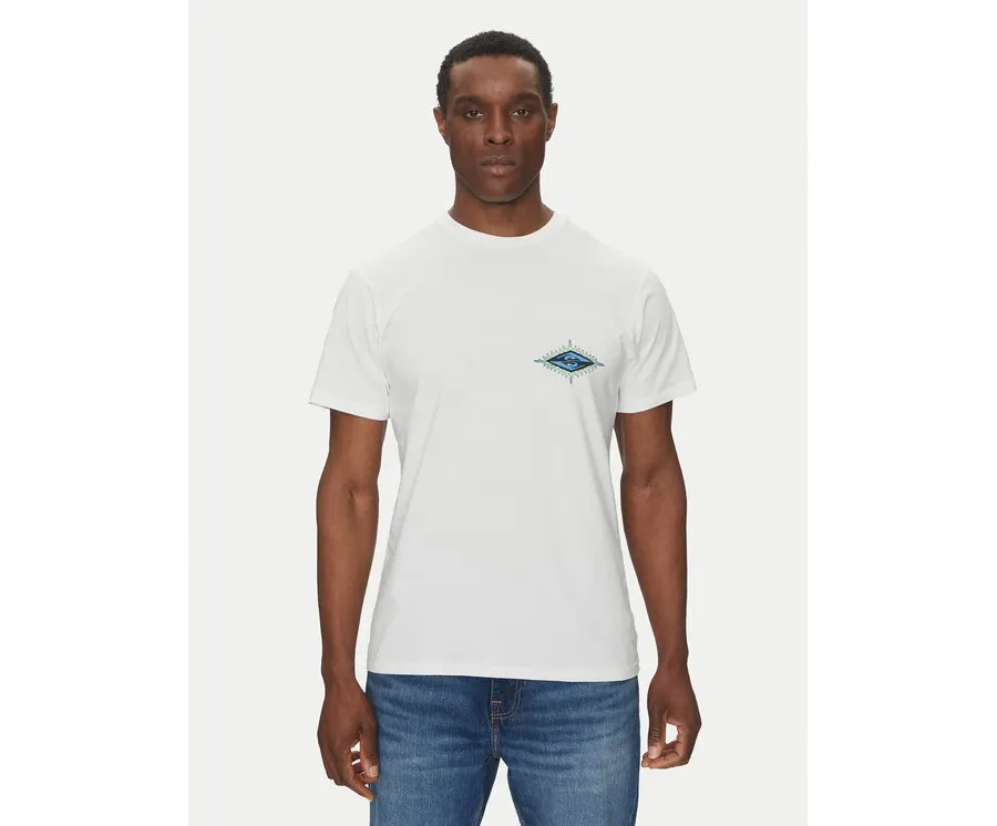 obrazek 1 Quiksilver T-Shirt EQYZT08046 Biały Regular Fit