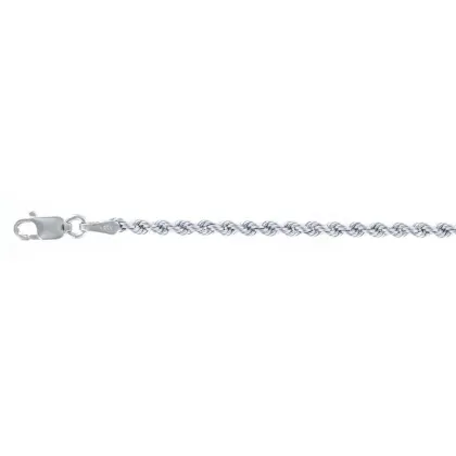 Picture Women's chain in white gold (40 cm)