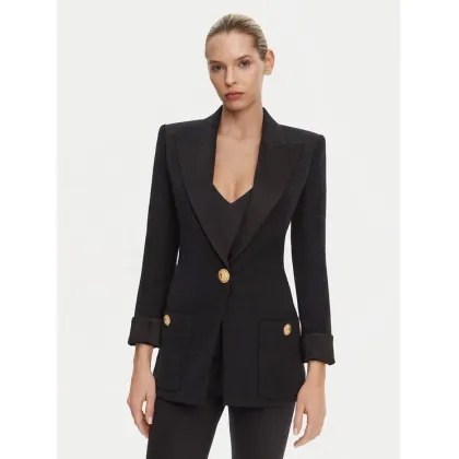 Zdjęcie Balmain Marynarka DF1SE095ME54 Czarny Regular Fit
