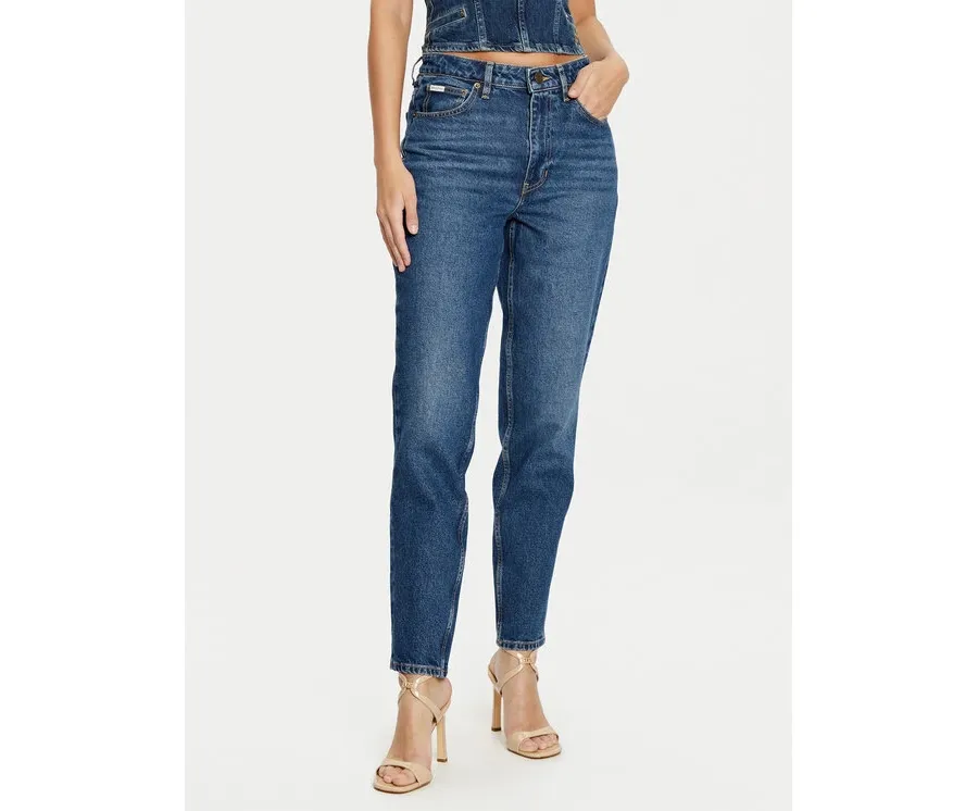 obrazek 1 Guess Jeans Jeansy W5RA0D D5M44 Granatowy Regular Fit