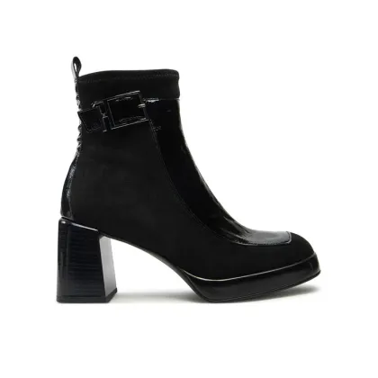 Zdjęcie Hispanitas Botki Velour Str-I24 HI243664 Czarny