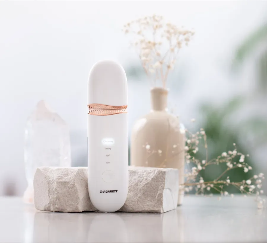 obrazek 1 Garett Beauty Sonic Scrub Urządzenie Do Peelingu Kawitacyjnego Białe