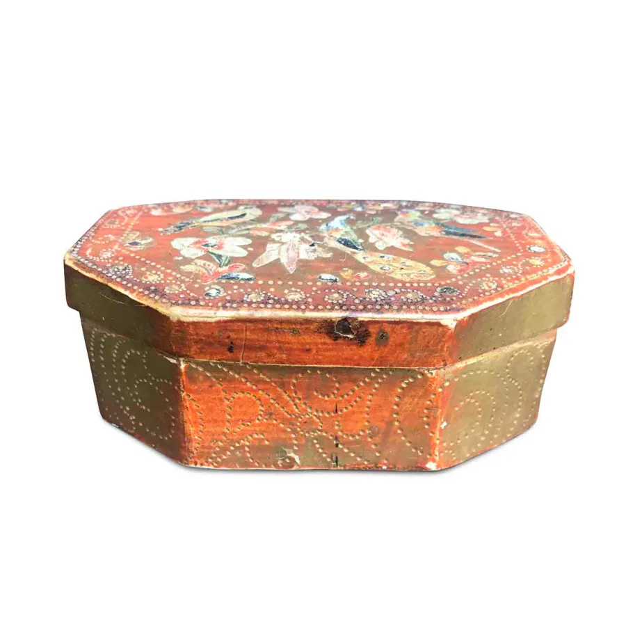 obrazek 2 Pudełko ze srebra antycznego XVIII w.