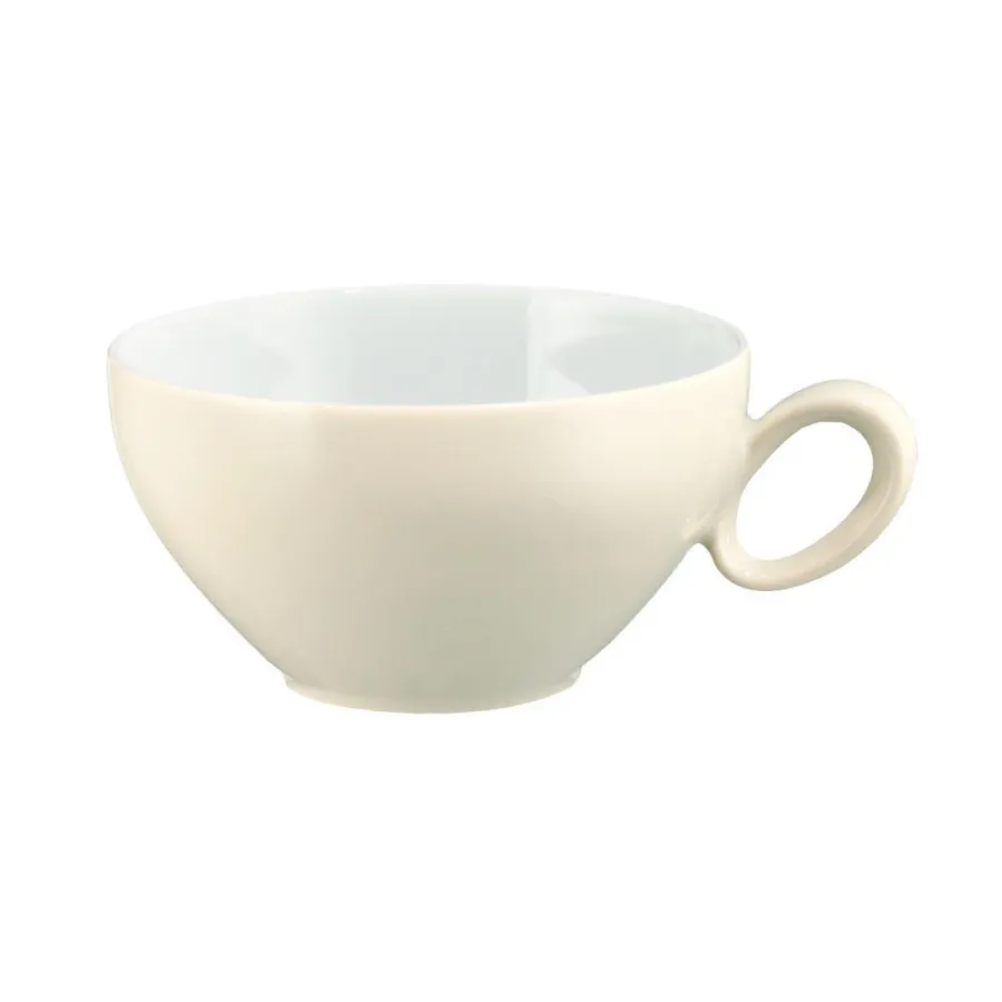 obrazek 1 Ekskluzywna mała porcelanowa filiżanka do herbaty w kolorze wanilii - Seltmann Weiden