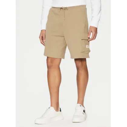 Zdjęcie Calvin Klein Jeans Szorty sportowe J30J327284 Beżowy Regular Fit