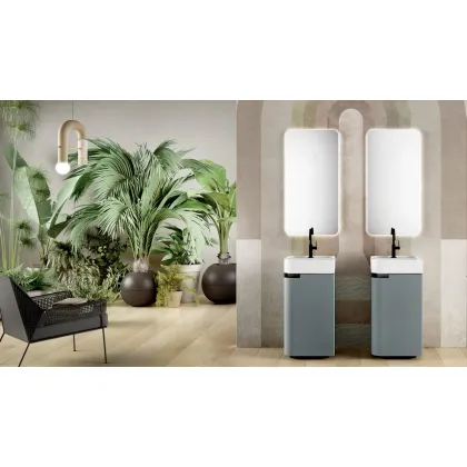 Zdjęcie Włoski zestaw mebli łazienkowych w stylu nowoczesnym