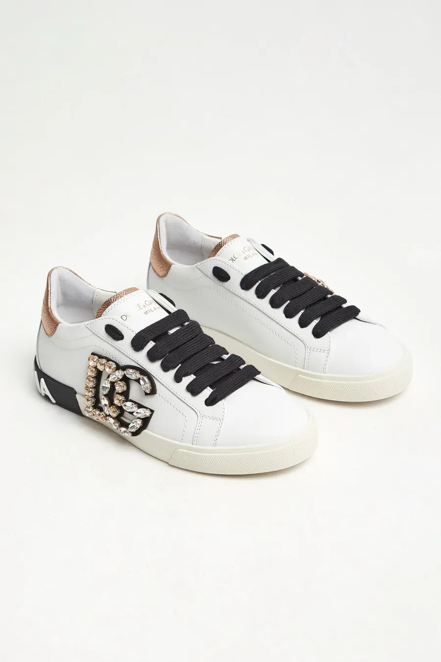 obrazek 1 Sneakersy damskie skórzane Portofino Vintage DOLCE & GABBANA Dolce & Gabbana
