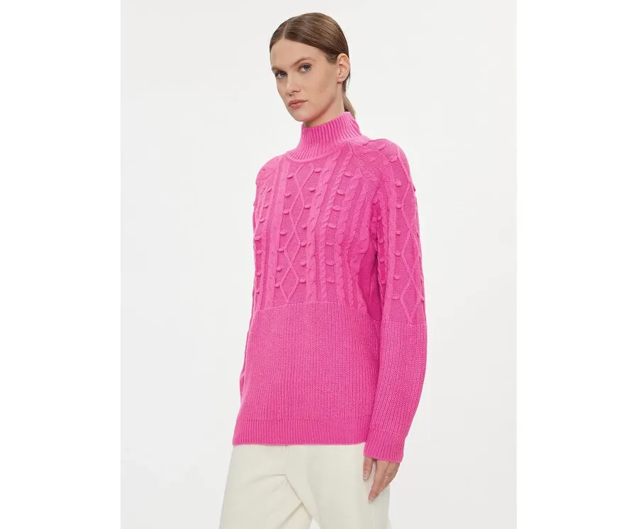 obrazek 1 Silvian Heach Sweter GPA23251LU Różowy Regular Fit