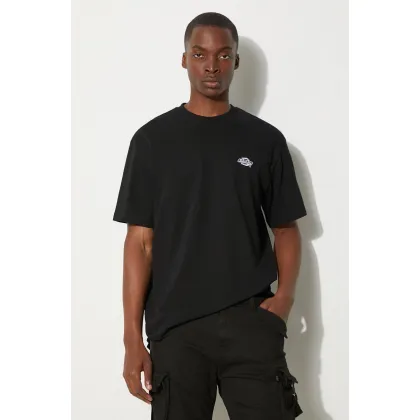 Zdjęcie Dickies t-shirt bawełniany kolor czarny z aplikacją DK0A4YAIBLK1-BLACK