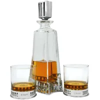 Zdjęcie Oryginalna karafka i szklanki do whisky Monaco