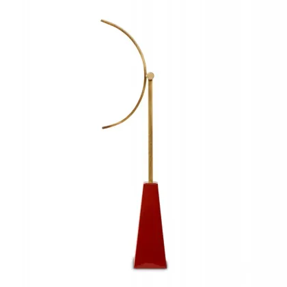 Zdjęcie Lampa stołowa z podstawą w kształcie piramidy H.82xL.36xP.12 cm
